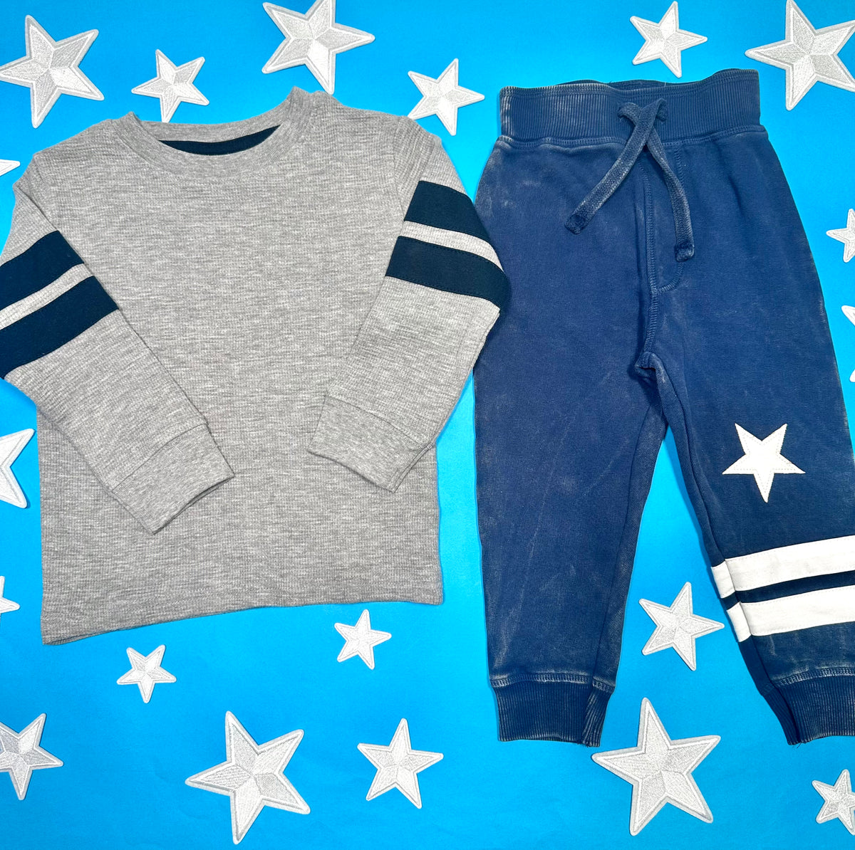 SOLID STRIPE LONG SLEEVE TSHIRT