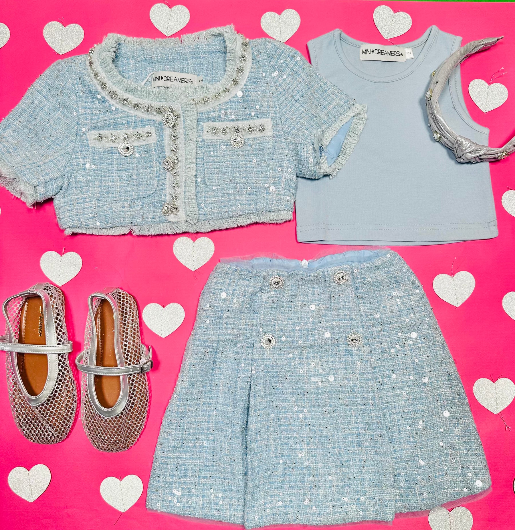 OLIVIA JACKET, SKIRT, TANK 3 PIECE SET - SET