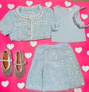 OLIVIA JACKET, SKIRT, TANK 3 PIECE SET - SET