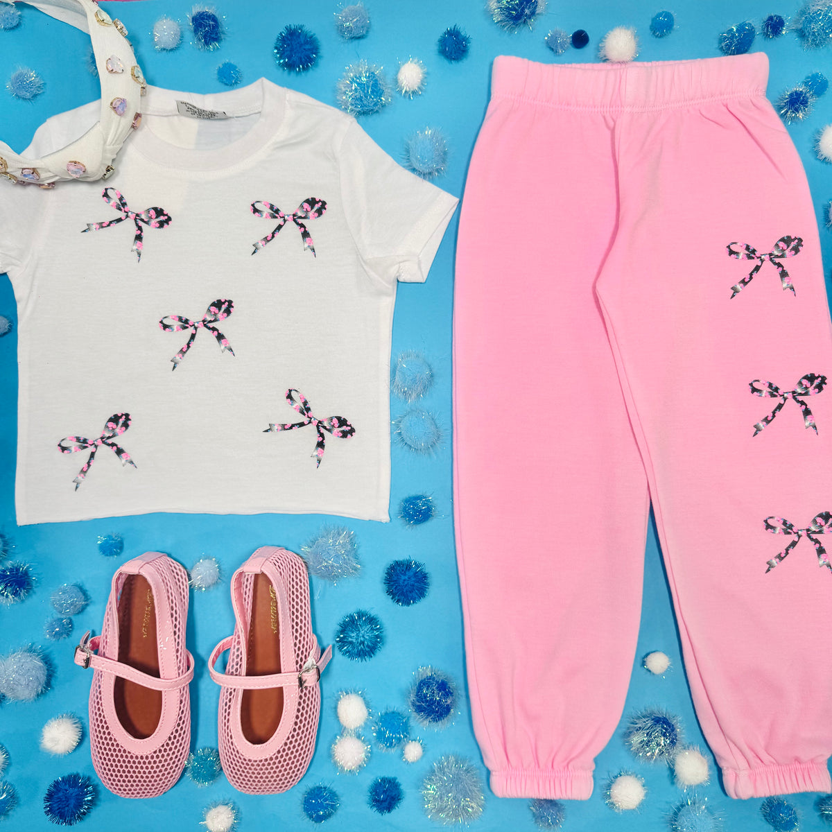 FLORAL BOWS TSHIRT
