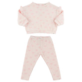 MINI BOWS RUFFLE SWEATSHIRT AND LEGGINGS SET (PREORDER)
