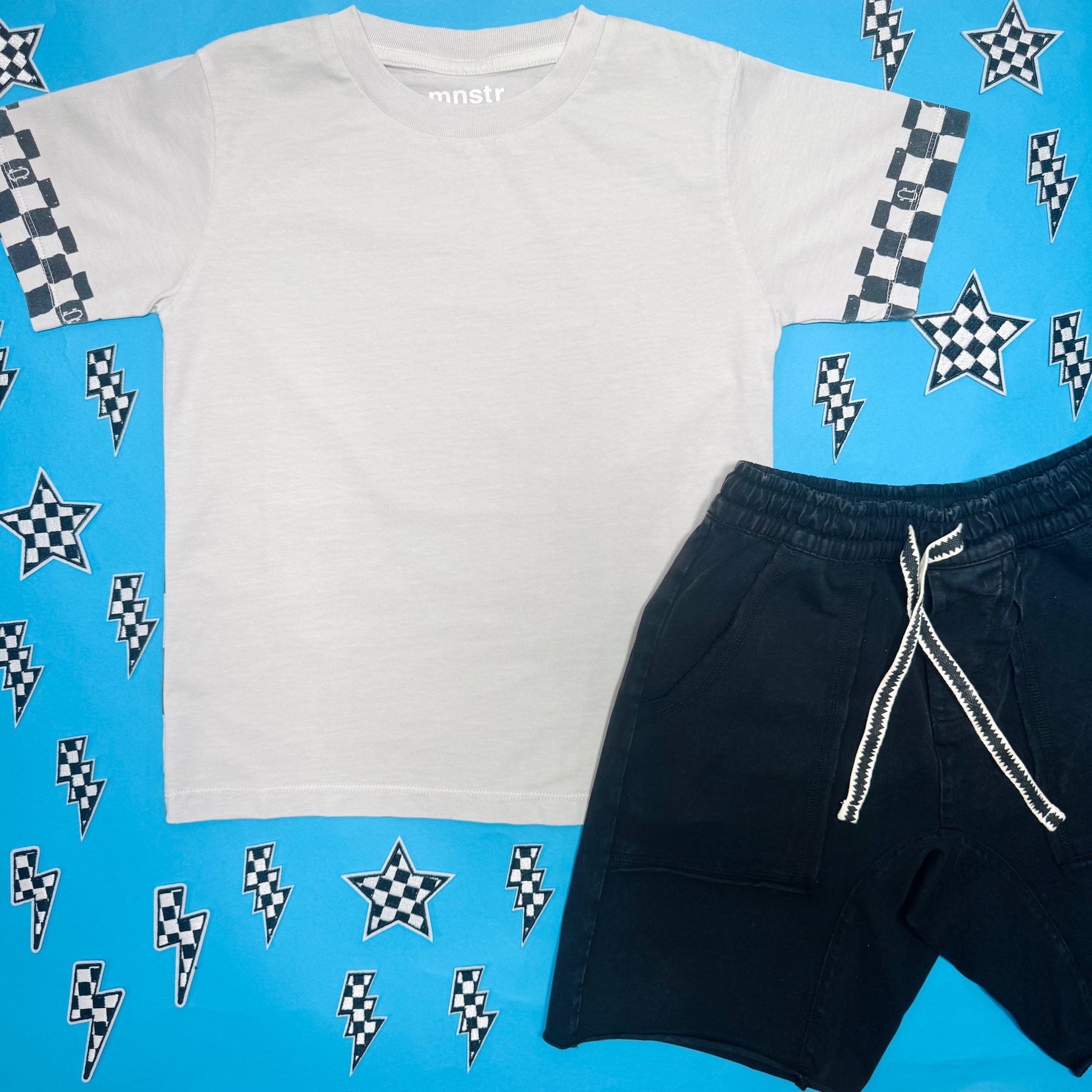 STREET RACE CHECKERED TSHIRT