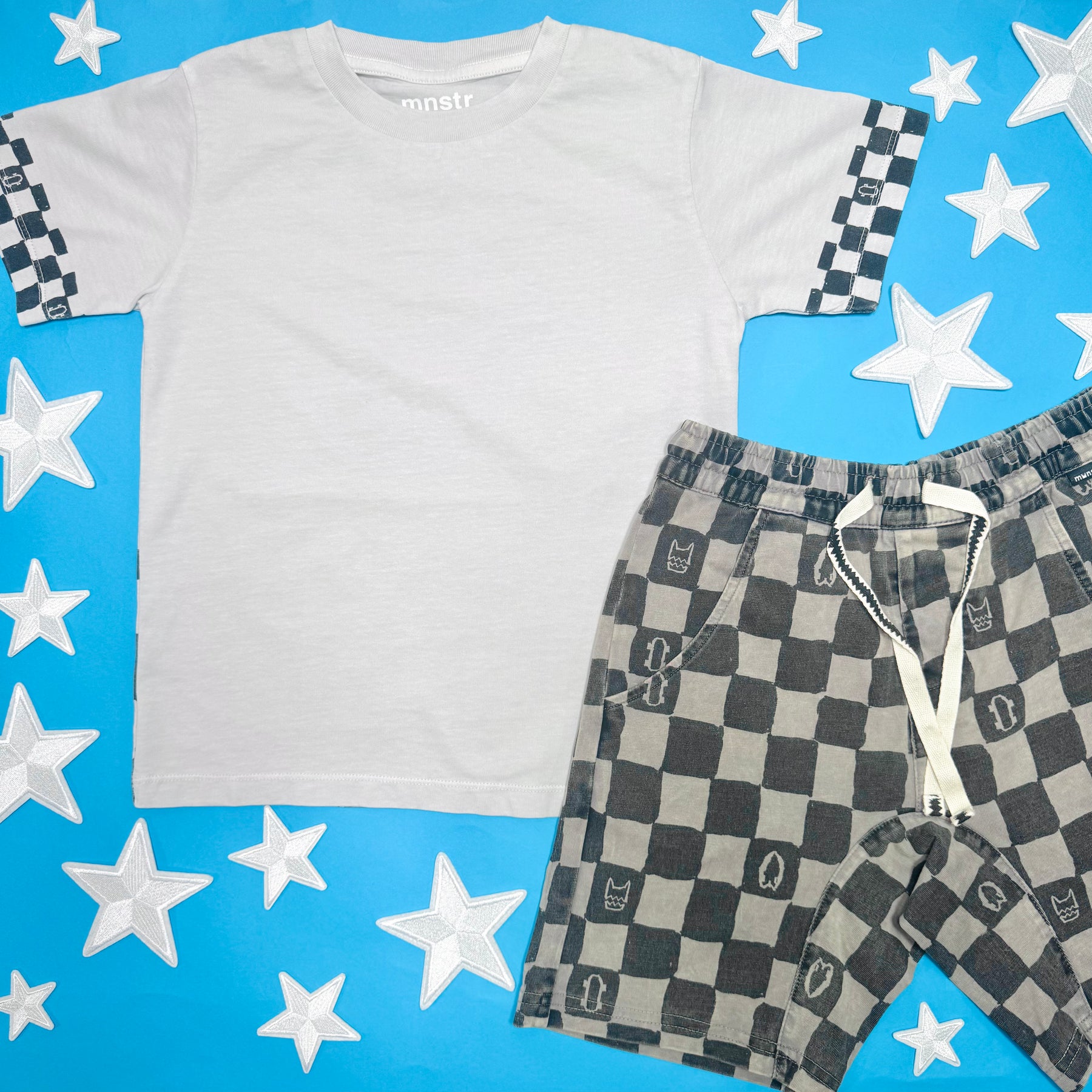 CHECKERED DISHES SHORTS