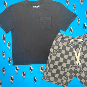 CHECKERED DISHES SHORTS