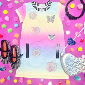 ICON PATCHES RAINBOW DRESS