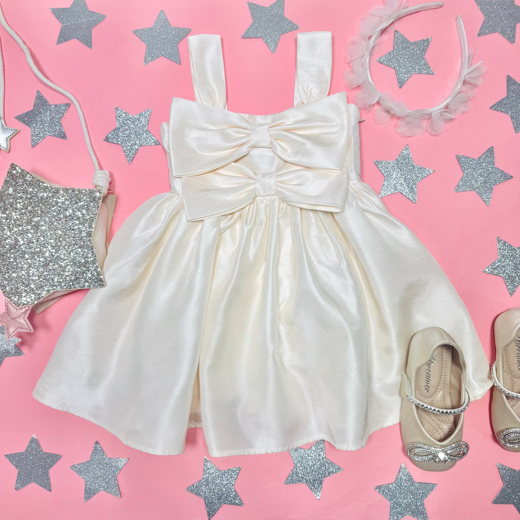 CINDY BOW DRESS