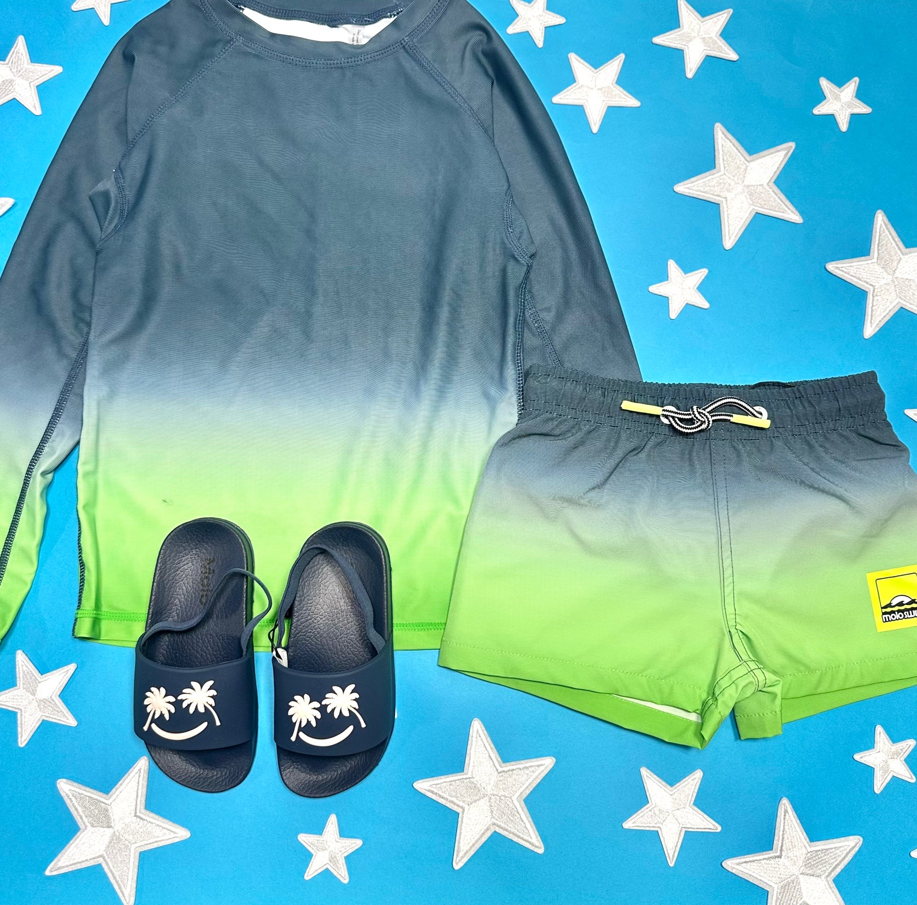 SCREEN FADE NIKO SWIM TRUNKS