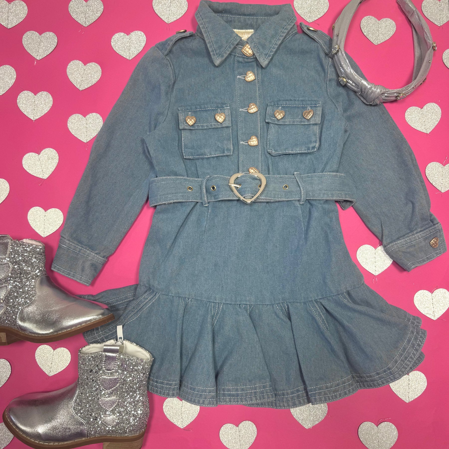 MAGGIE DENIM DRESS