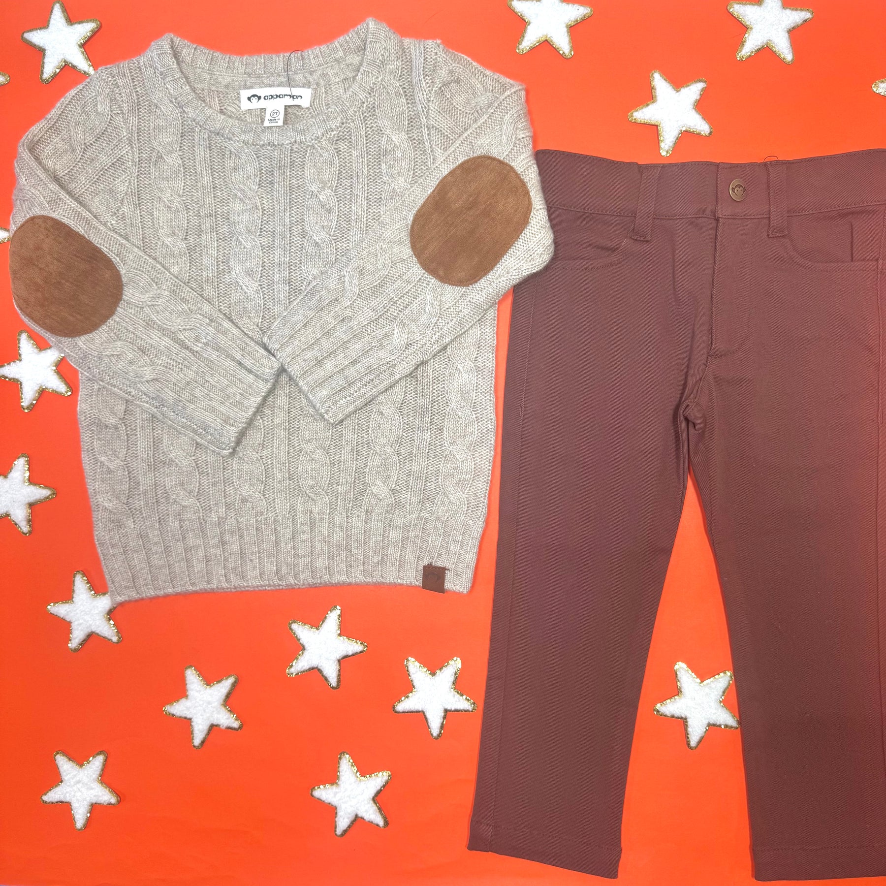 CABLE KNIT FISHERMAN SWEATSHIRT