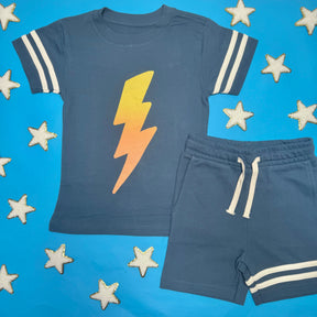 OLD SCHOOLSTRIPE SHORTS - TINY WHALES - SHORTS