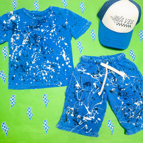 PAINT SPLATTER TSHIRT - SHORT SLEEVE TOPS