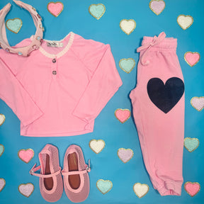 HEART SWEATPANTS - SWEATPANTS