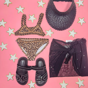 LEONA LEOPARD TWO PIECE SPORTY BIKINI