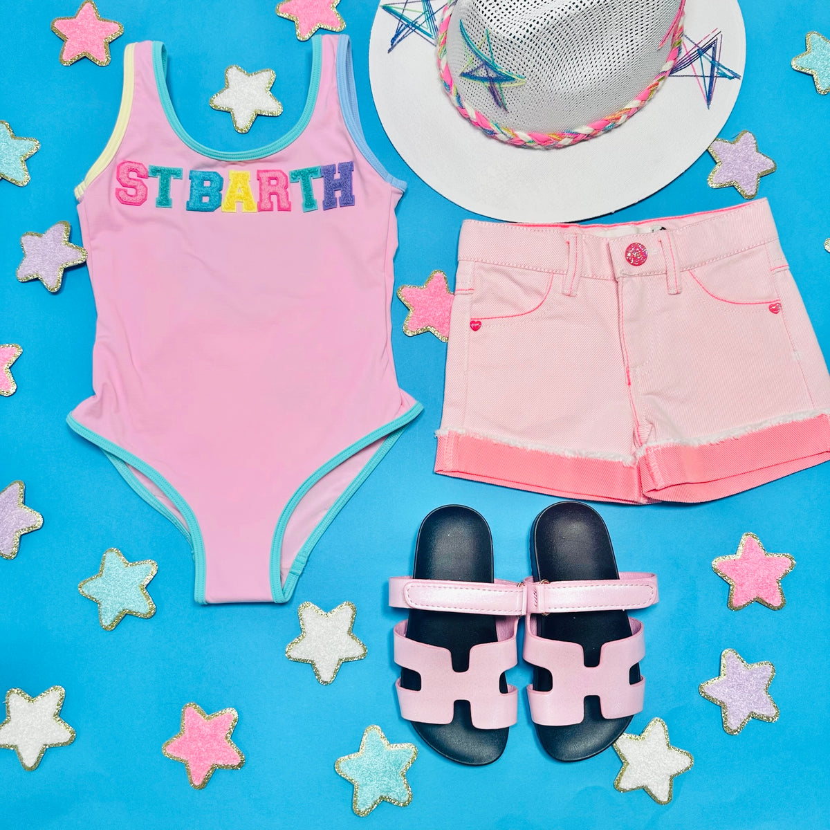 SAINT BARTH TERRY PATCH CARA ONE PIECE SWIMSUIT