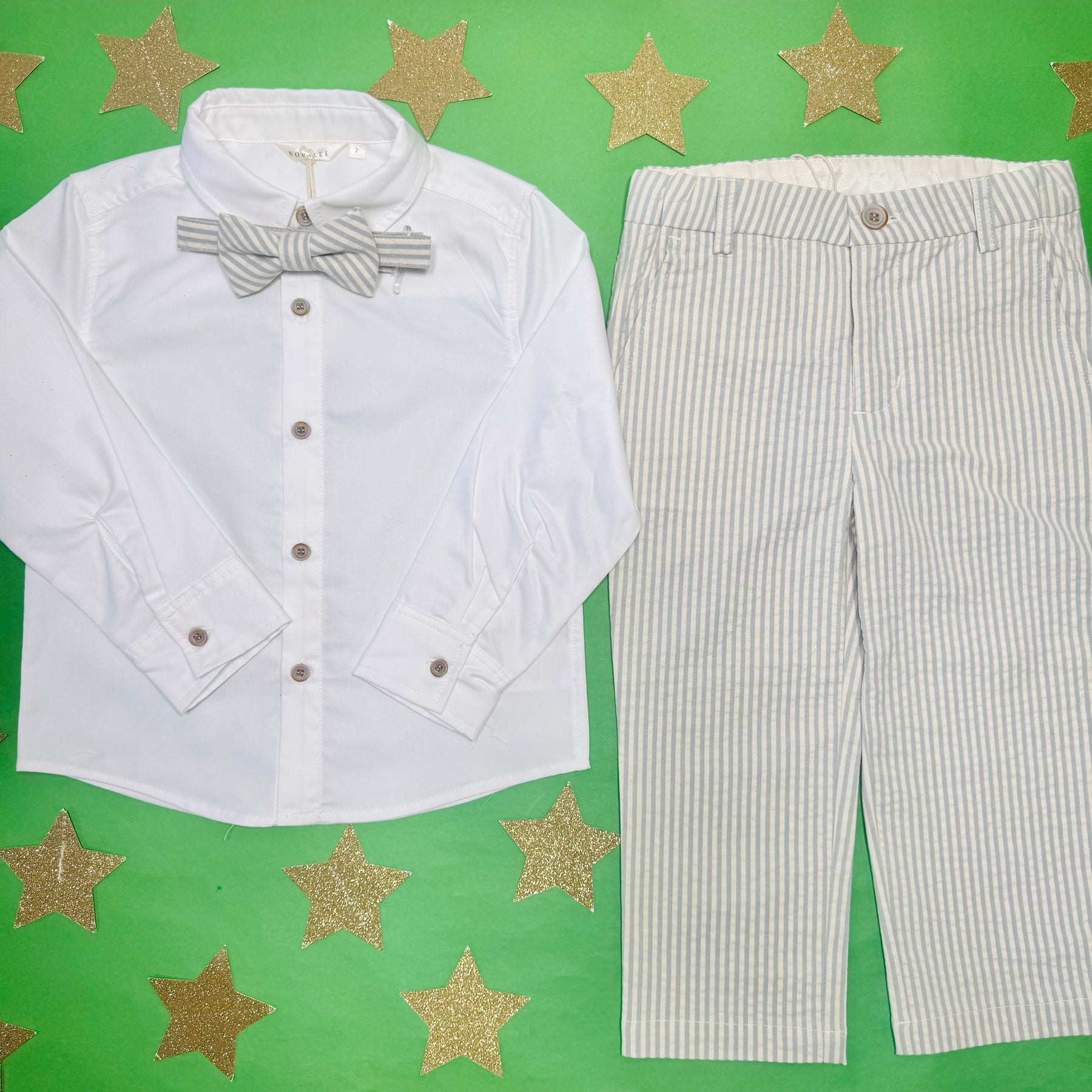 SEERSUCKER STRIPE SEBASTIAN PANTS