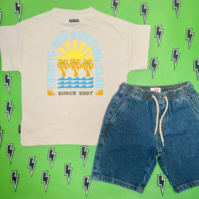 EMBROIDERED SUNSET TSHIRT