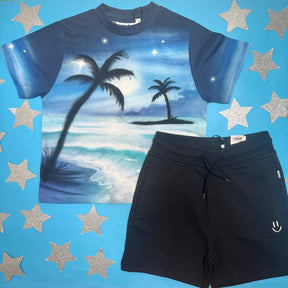 BLUE DUSK SUNSET TSHIRT