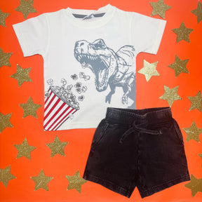 POPCORN DINO TSHIRT