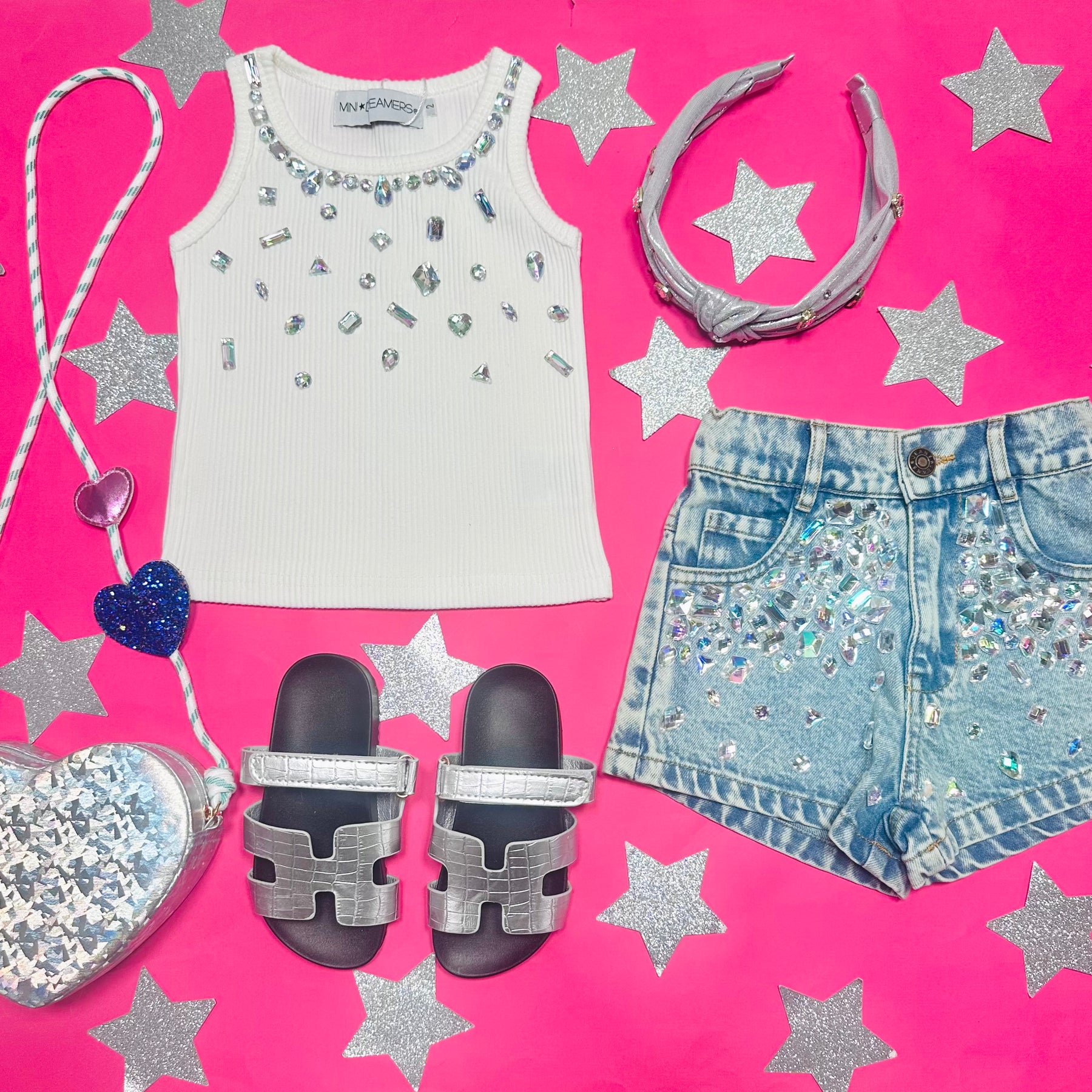 AVA GEMSTONE TANK TOP - MINI DREAMERS - TANK TOPS