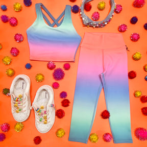 HIGH TIDE OMBRÉ LITTLE CLEMENTINE TOP