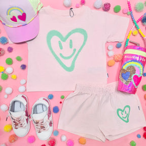 SMILEY HEART REINETTE TSHIRT - MOLO - SHORT SLEEVE TOPS