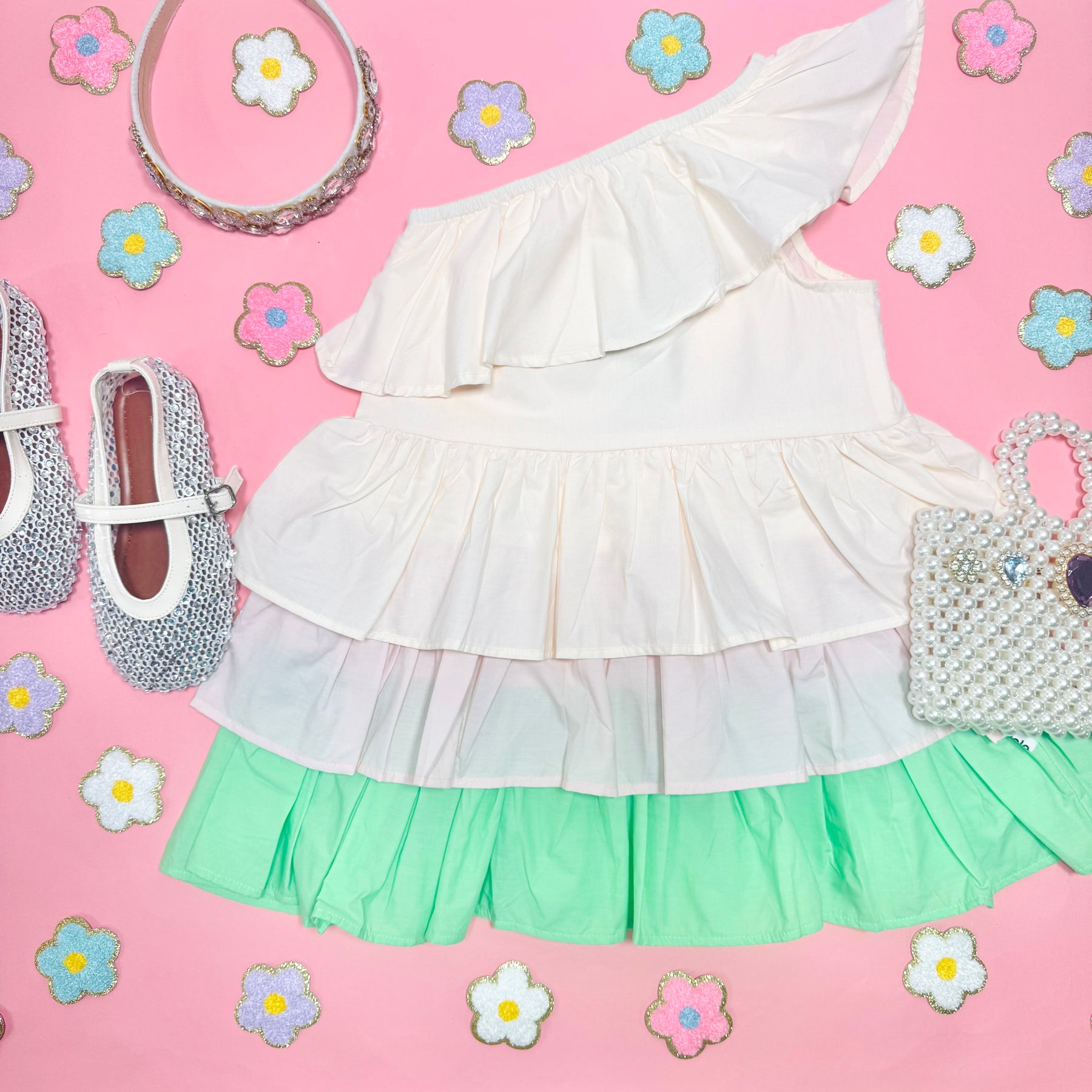CORA RUFFLE DRESS