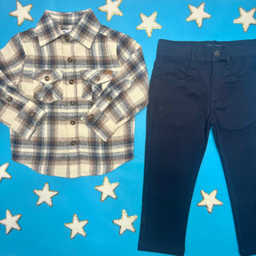FLANNEL BUTTON DOWN TOP - APPAMAN - BUTTON DOWNS