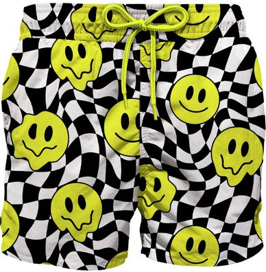 GROOVEY SMILES SWIM TRUNKS (PREORDER)
