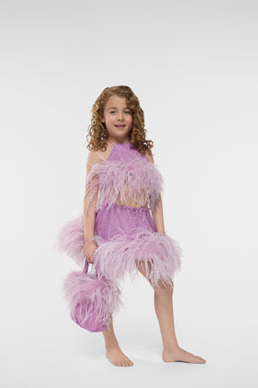 LUMIERE PLUMAGE FEATHER SKIRT