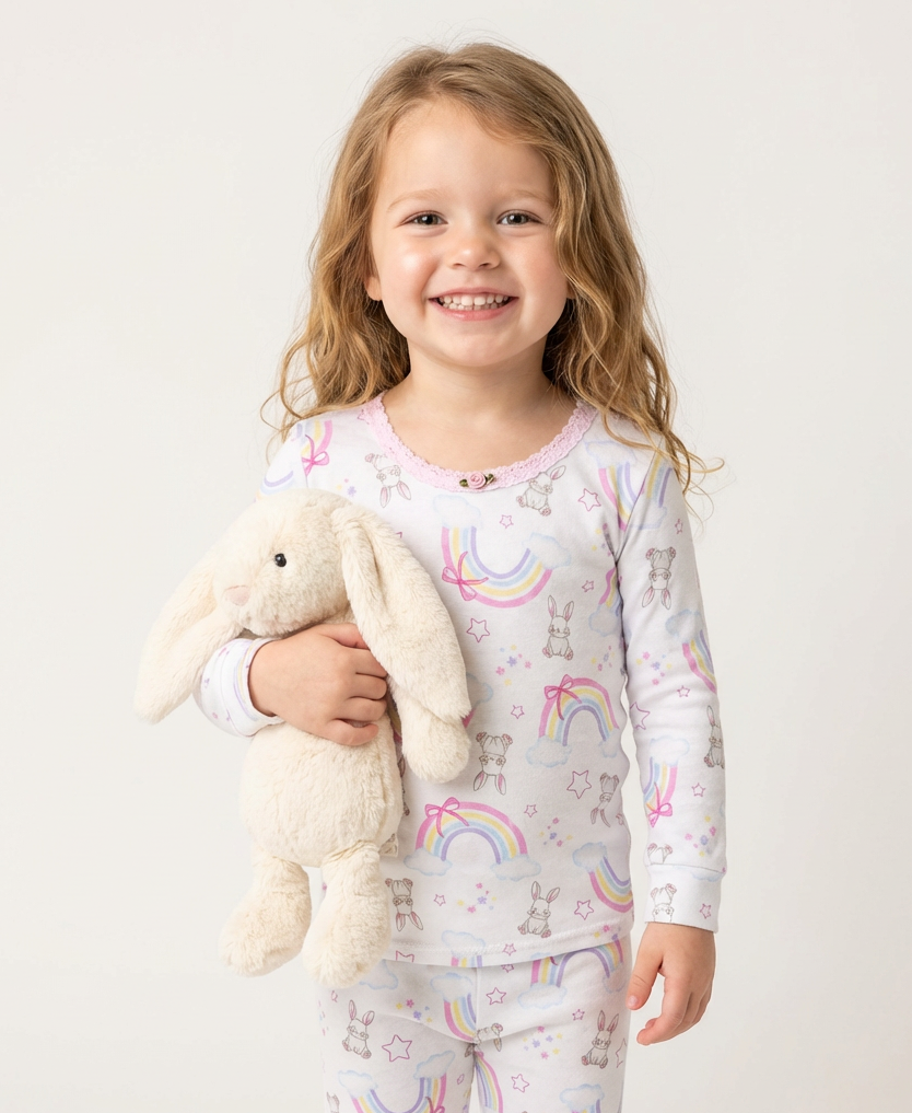 LUCKY BUNNY LONG SLEEVE PJS