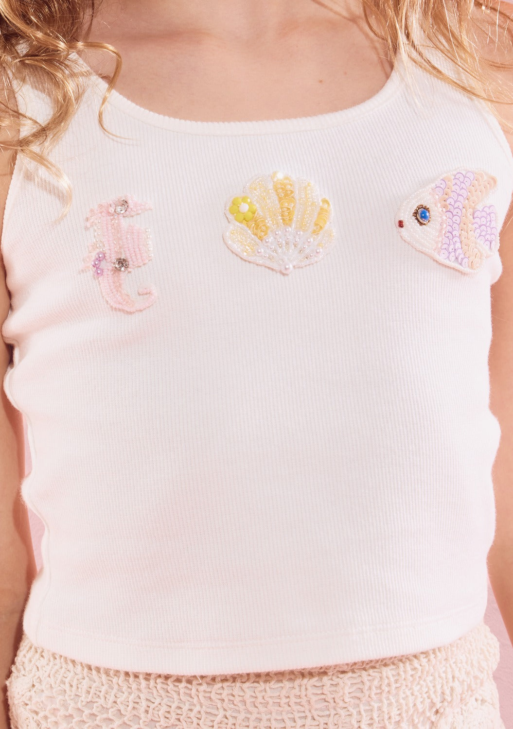 MADISON SEA PATCHES TANK TOP (PREORDER)