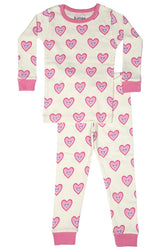 HEARTS LONG SLEEVE PJS (PREORDER)