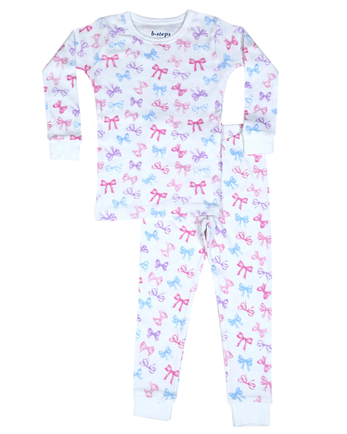 BOWS LONG SLEEVE PJS (PREORDER)
