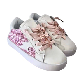 MIMI METALLIC CHARMS GLITTER SNEAKERS (PREORDER) - SNEAKERS