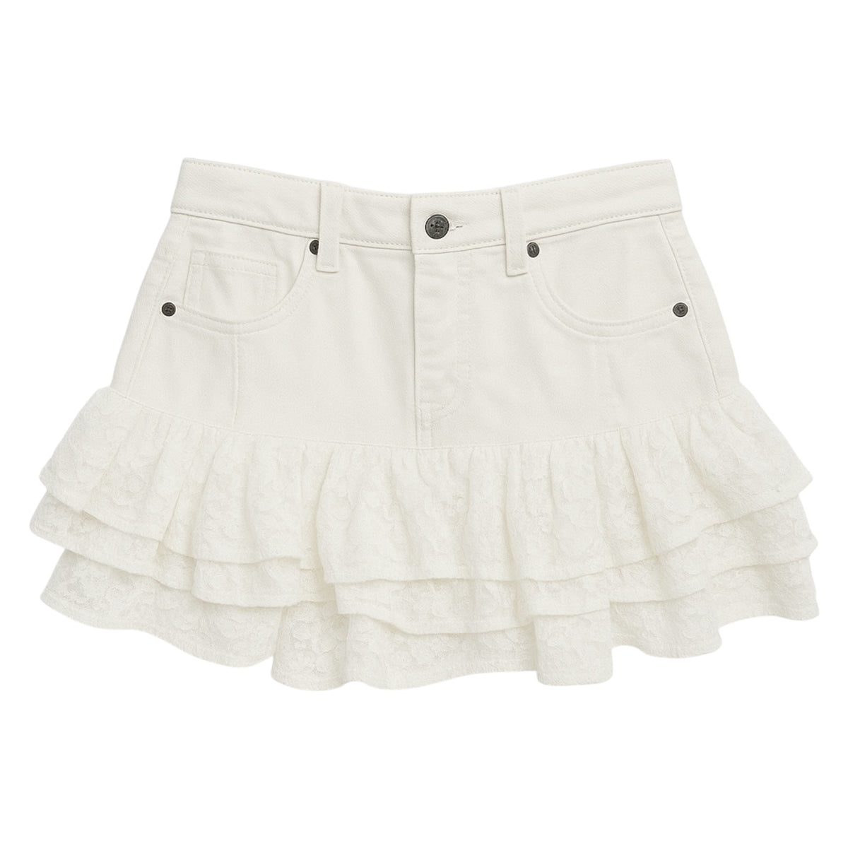 MALAGA RUFFLE LACE SKIRT (PREORDER)