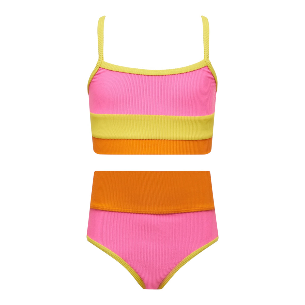 SOLEIL LITTLE EVA AND EMMY TWO PIECE BIKINI