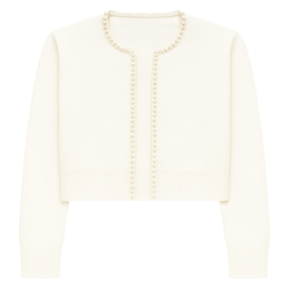 KITTY PEARL TRIM CARDIGAN (PREORDER)