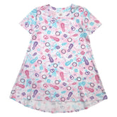 POPSTAR SHORT SLEEVE DRESS