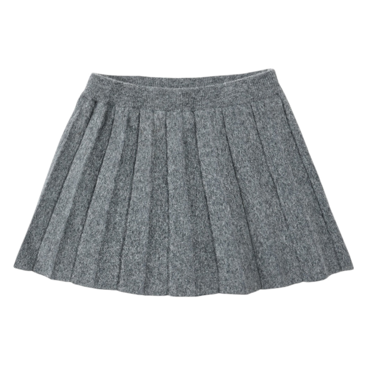 KNITTED PLEATED SKIRT