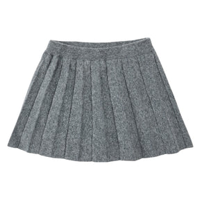 KNITTED PLEATED SKIRT