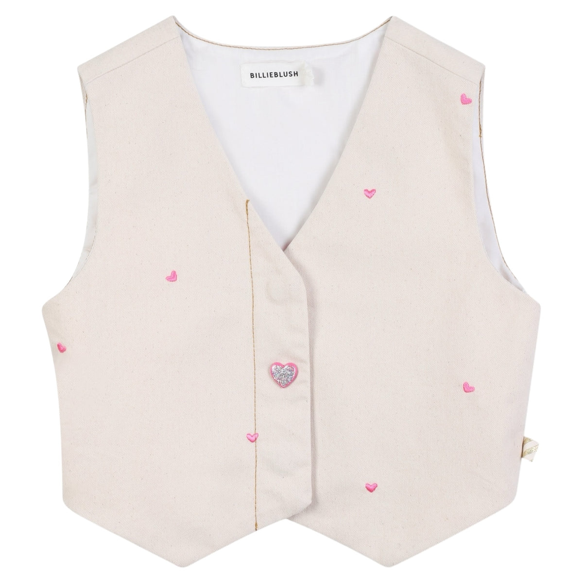 EMBROIDERED HEART VEST (PREORDER)