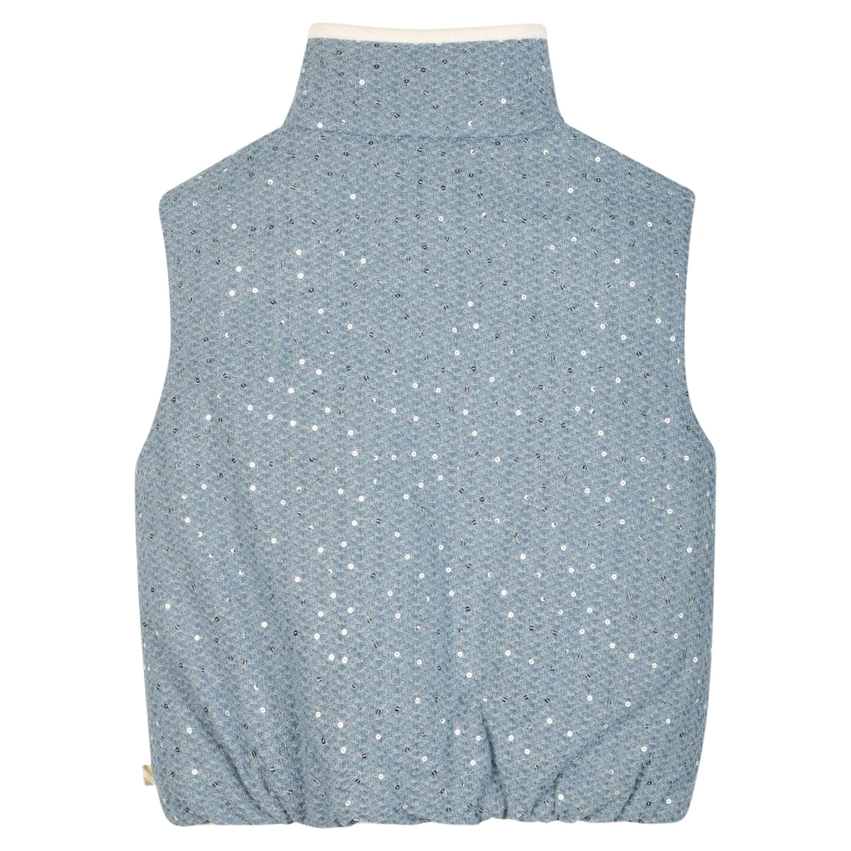 SEQUIN DENIM VEST (PREORDER)