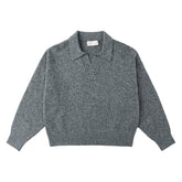 COLLARED SWEATSHIRT