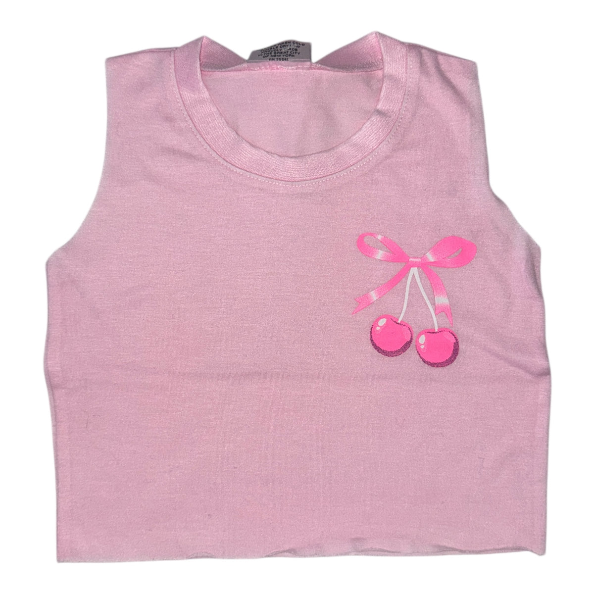 CHERRIES BOWS TANK TOP