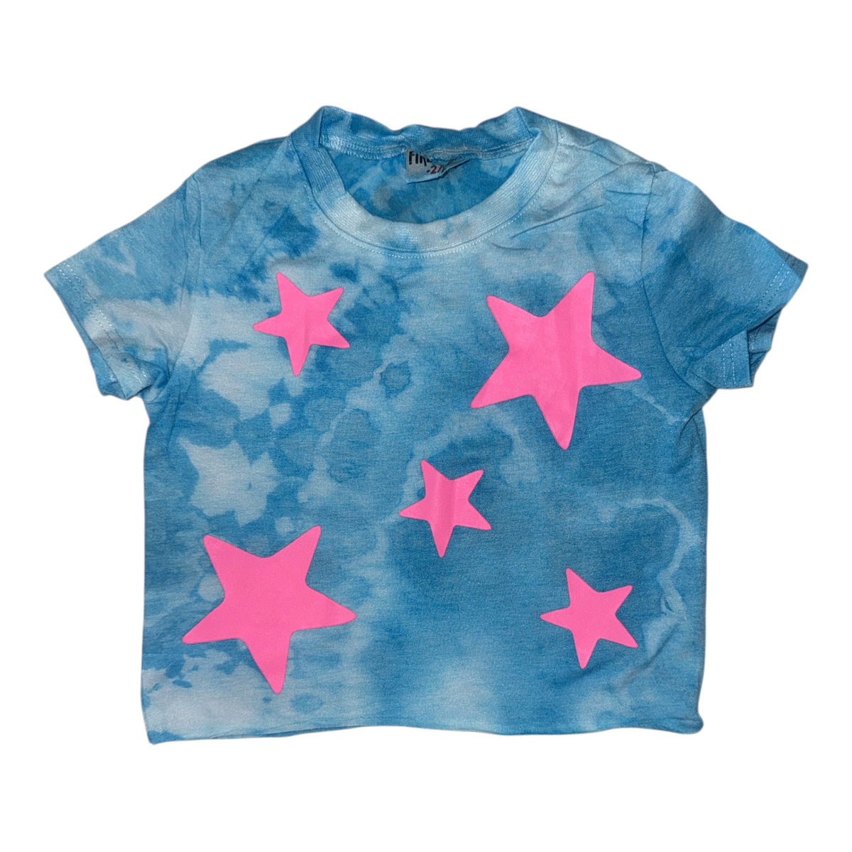 NEON STARS CLOUD WASH TSHIRT