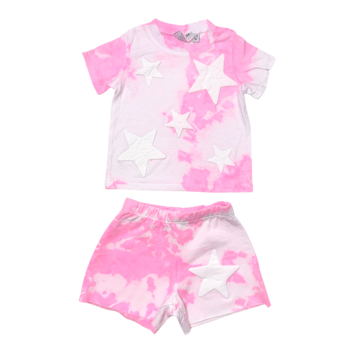 STARS CLOUD WASH TSHIRT AND SHORTS SET