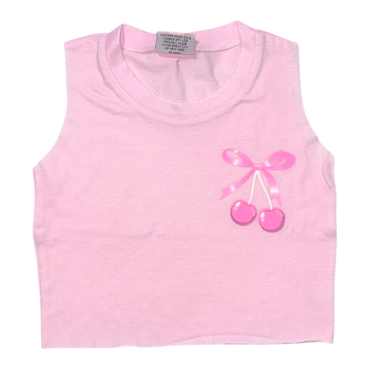 CHERRIES BOWS TANK TOP