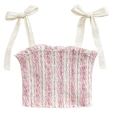 COTTAGE STRIPE SUNNY TIE TOP (PREORDER)