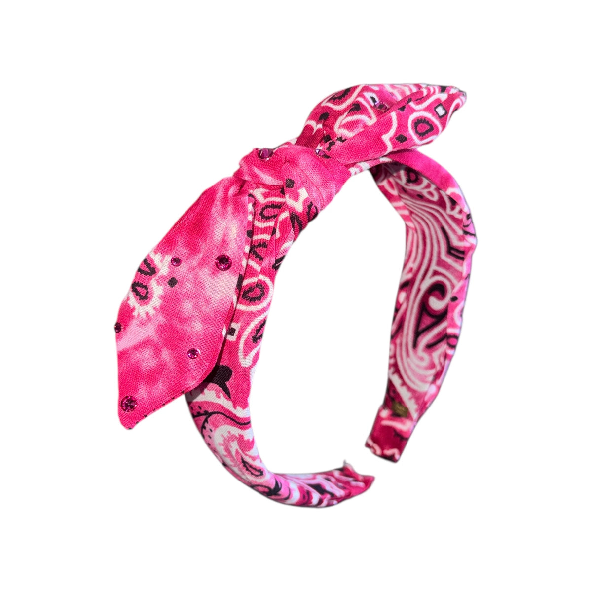 CRYSTAL BANDANA KNOT HEADBAND