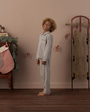 EVERYGREEN STRIPE TWO PIECE PAJAMA SET